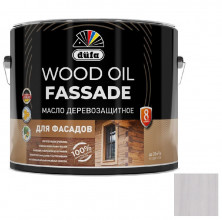 Масло деревозащитное для фасадов Dufa Wood Oil Fassade серое 2 л