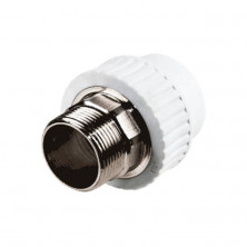 Муфта PP-R комбинированная под ключ белая НР Дн 40х1 1/4" VALFEX 10135040