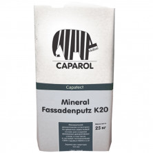 Штукатурка минеральная декоративная Caparol Capatect Mineral Fassadenputz K20 941896 камешковая 25 кг