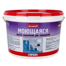 Краска моющаяся Pufas Decoself НВ морозостойкая 10 л/15,4 кг
