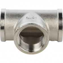 Тройник Stout SFT-0020-000034 3/4 дюйма никелированный с внутренней резьбой