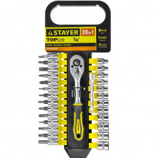 Набор торцовых головок и бит-головок Stayer 27754-H28 RSS 28S