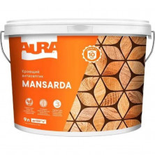 Антисептик кроющий Aura Mansarda База TR 9 л