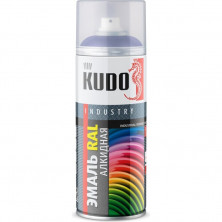 Эмаль аэрозольная универсальная Kudo KU-06002 Ral 5005 сигнальный синий  520 мл