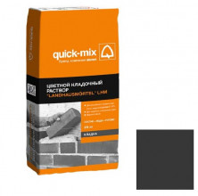 Смесь кладочная цветная Quick-Mix Landhausm?rtel графитово-чёрная 25 кг