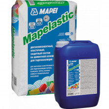 Гидроизоляция двухкомпонентная Mapei Mapelastic компонент А 24 кг  