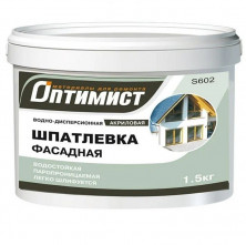Шпатлевка фасадная акриловая Оптимист OPS004 S602 1,5 кг