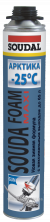 Soudal soudafoam maxi арктика, 870 мл, пена монтажная профессиональная зимняя  