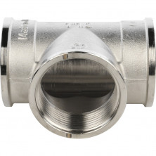 Тройник Stout SFT-0020-000112 1 1/2 дюйма никелированный с внутренней резьбой