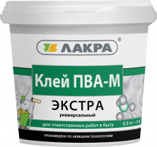 Клей ПВА Лакра Экстра универсальный 0,9 кг