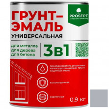Грунт-эмаль универсальная 3 в 1 Prosept 092-09 серая 0,9 кг