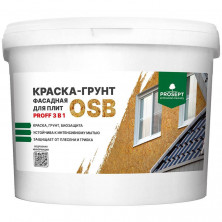 Краска-грунт фасадная Prosept Proff 080-14 для плит OSB 3 в 1 14 кг