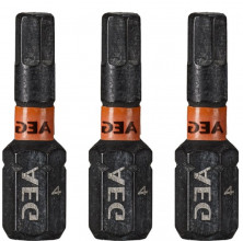 Бита ударная AEG AAK253H4 4932479178 Hex 4х25 мм 3 штуки