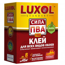 Клей обойный Luxol Сила ПВА Standart 250 г