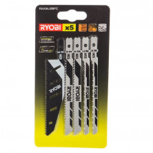 Набор пилок для лобзика Ryobi RAK05JSBFC 5 шт