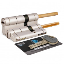 Механизм цилиндровый Mottura C55P413101C5 44795 под вертушку матовый никель 36+10+26 72 мм  