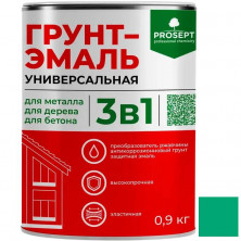 Грунт-эмаль универсальная 3 в 1 Prosept 092-09 зеленая 0,9 кг