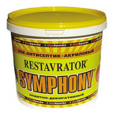 Лак-антисептик Symphony Restavrator глянцевый ЕР 2,7 л