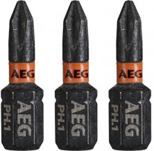 Бита ударная AEG AAK253PH1 4932479167 PH1 25 мм 3 штуки