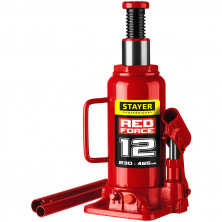 Домкрат гидравлический бутылочный Stayer Professional Red Force 43160-12_z01 12 т