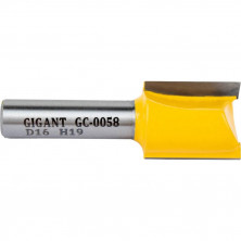 Фреза пазовая прямая Gigant GC-0058 16х19х8 мм