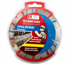 Диск алмазный Hardcore Турбо-Сегмент 182230 230х2,8х14х22,23 мм