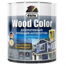 Антисептик кроющий Dufa Wood Color белый 0,9 л