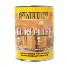 Краска акрилатная латексная Symphony Euro-Life C 0,9 л