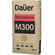 Cухая смесь Dauer М-300 Пескобетон 50 кг зимняя
