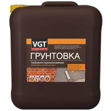 Грунтовка глубокого проникновения VGT ВД-АК-0301 для наружных и внутренних работ 5 кг