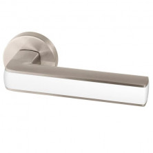 Ручка дверная Armadillo Cube URB3 SN/White-19  