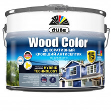 Антисептик кроющий Dufa Wood Color белый 9 л