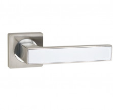 Ручка раздельная Ajax Optima plus JK K.JK51 44357 SN/WH-19 матовый никель/белый  