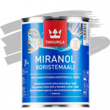 Краска декоративная Tikkurila Miranol серебро 0,1 л