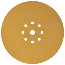Круг шлифовальный Abraform Giraffe Gold AF-GG-80 на липучке 9 отверстий Р80 225 мм