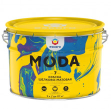Краска долговечная Eskaro Moda 7 матовая 9 л