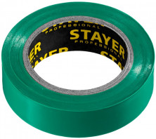 Изолента Stayer Protect-20 12292-G 19 мм зеленая 20 м  