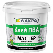 Клей ПВА Лакра Мастер универсальный 0,9 кг