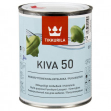 Лак Tikkurila Kiva 50 полуглянцевый 2,7 л