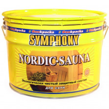 Состав защитный водоэмульсионный Symphony Nordic Sauna 00-01100436 в пластиковом ведре 2,7 л