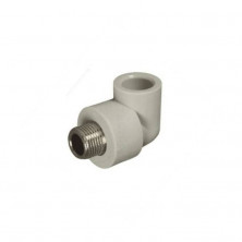 Угольник PP-R комбинированный серый НР Дн 25х3/4" VALFEX 10126025Г
