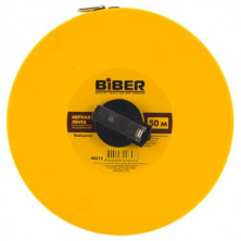 Мерная лента Biber 40215 фиберглассовая 50 м