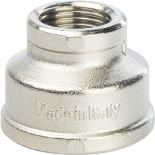Муфта переходная Stout SFT-0006-000112 1х1/2 дюйма никелированная с внутренней резьбой