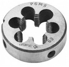 Плашка машинно-ручная круглая Зубр 4-28023-18-2,5 М18x2,5 мм