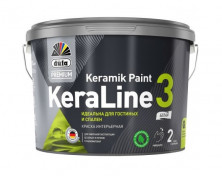 Краска Dufa Premium KeraLine 3 акриловая глубокоматовая база 3 9 л