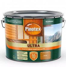Пропитка декоративная для защиты древесины Pinotex Ultra AWB Орегон 9 л