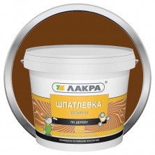 Шпатлевка акриловая по дереву Лакра Орех 1,5 кг