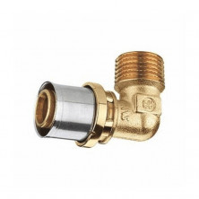 Угольник МП/PE-X латунь пресс RM127 Дн 20х1/2"х90гр НР Giacomini RM127Y037
