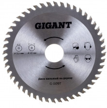 Диск пильный по дереву Gigant G-11097 125х22,2х1,5 мм 48 зубьев