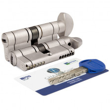 Механизм цилиндровый Mottura CP4F414101R 39453 под вертушку матовый никель 36+10+36 82 мм  
